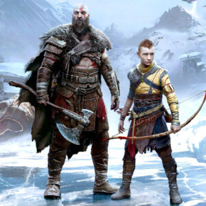 Vader en zoon rouwen in God of War: Ragnarök